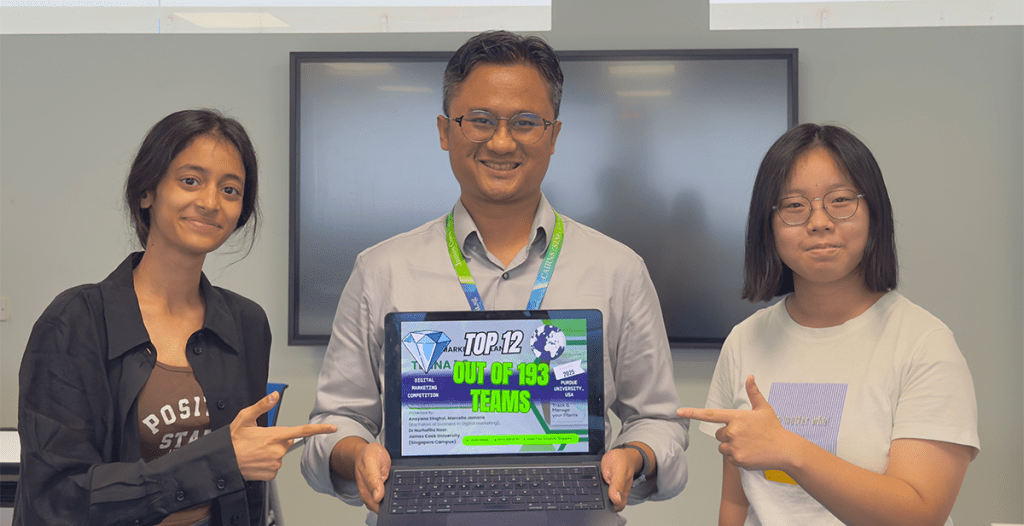 JCU Students in International Digital Marketing Competition